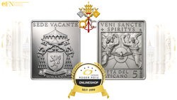 5 Euro Silber Sede Vacante Vatikan 2025 PP Sedisvakanz