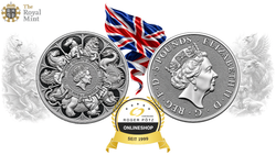 GB 2 Unzen Silber 2021 Queens Beast Completer