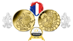5 Euro Asterix Gold PP 2022 Frankreich 