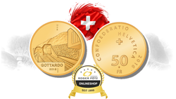 50 Franken Gold 2016 Gotthard Tunnel Gottardo Schweiz 50 Franken Gold 2016 Gotthard Tunnel Gottardo Schweiz
