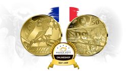 50 Euro Gold PP 2025 DC Comics Frankreich 