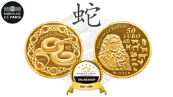 50 Euro Jahr der Schlange Gold PP 2013 Lunarserie I 50 Euro Jahr der Schlange Gold PP 2013 Lunarserie I