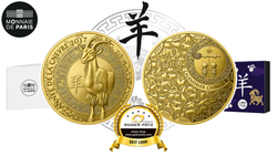 50 Euro Jahr der Ziege Gold PP 2027 Frankreich  