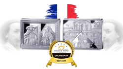 50 Euro Rembrandt Silber 100 Gramm PP 2025 Frankreich 