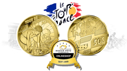 50 Euro Gold PP 2025 Tour de France Frankreich 50 Euro Gold PP 2025 Tour de France Frankreich