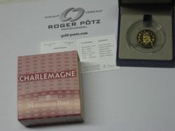 50 Euro Frankreich Gold PP 2011 Karl der Große Charlemagne 50 Euro Frankreich Gold PP 2011 Karl der Große Charlemagne