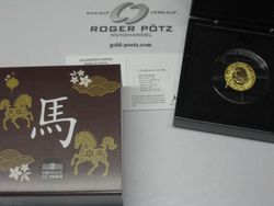 50 Euro Jahr des Pferdes Gold PP 2026 Frankreich 