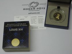 50 Euro Gold PP 2014 Frankreich Louis XIV Sonnenkönig 50 Euro Gold PP 2014 Frankreich Louis XIV Sonnenkönig
