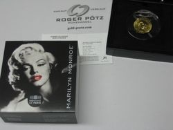50 Euro Marilyn Monroe 2026 Gold PP Frankreich 