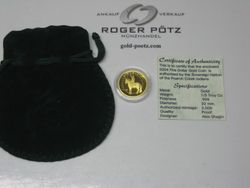 5 Dollar 2004 Gold Creek Indians Friedensvertrag