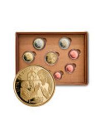 53,88 Euro KMS Vatikan 2025 PP mit 50 Euro Gold