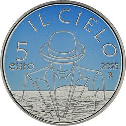 5 Euro Silber Renato Zero - Il Cielo ITALIEN 5 Euro Silber Renato Zero - Il Cielo ITALIEN