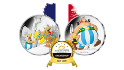 2 x 10 Euro Asterix Frankreich Silber coloriert PP 2022 