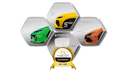 3 x 5 Euro Silber Lamborghini ITALIEN  
