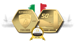 50 Euro 1 Unze Gold Lamborghini ITALIEN   