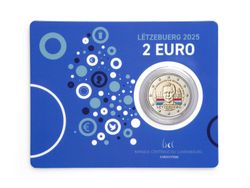 4 x 2 Euro 2025 st Coincards Henri und Schumann Erklärung Luxemburg