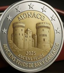 2 Euro Monaco 2025 PP Ehemaliges Leben von Carlades 