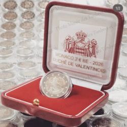 2 Euro Monaco 2026 PP Duché de Valentinois