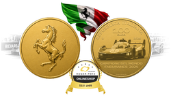 50 Euro Gold 2026 Ferrari ITALIEN    