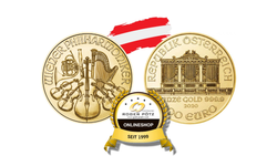 100 Euro 2020 Wiener Philharmoniker 1 Unze Gold bu 